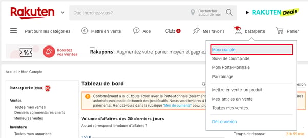 credenziali-rakuten-fr